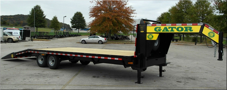 Gooseneck flat bed trailer for sale14k  Haywood County,  North Carolina